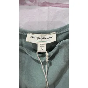 See‎ you Monday green dress size large flowy beach vacation thumbnail 5