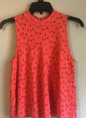 Free People XS coral top‎ thumbnail 1