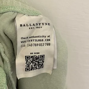 Ballantyne Terry Cloth Jade Sweatpants Small Loungewear Cozy‎ Warm thumbnail 6