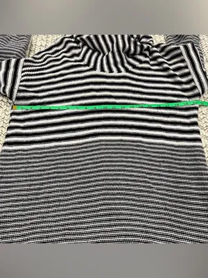 Anthropologie Field Flower Black and White Striped Turtleneck Sweater thumbnail 11