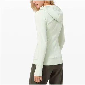 Lululemon Day Maker Full Zip Jacket Hoodie Size 6 Mint Green Yoga Athletic Gym thumbnail 4
