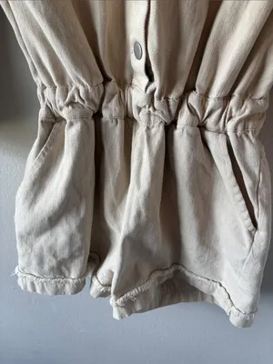 Sadie & Sage Cotton Denim Utility Romper thumbnail 3
