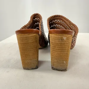 Jeffrey Campbell Kelowna‎ Perforated Mule in Brown Size 9.5 thumbnail 6