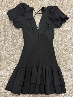 HELLO MOLLY LA DEVOTEE DRESS BLACK thumbnail 5
