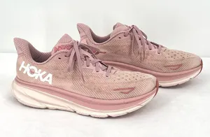 HOKA Clifton 9 Pale Mauve Peach Whip Running Shoes Women’s 9.5 B thumbnail 1