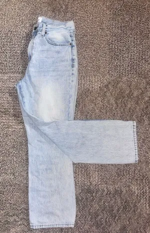Pistola Light Blue Cropped Straight Jeans Inseam 25 Size 28. EUC thumbnail 1