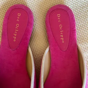 Dee Ocleppo Athens terry-cloth mules, fuchsia pink, size 10, NWOT Display Pair thumbnail 7