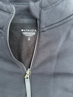 Athleta Black Half-Zip women’s Sweater thumbnail 2