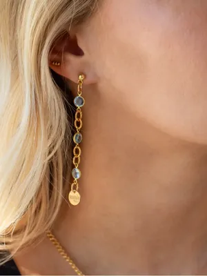 Gorjana Twisted Silver Moxley Earrings thumbnail 1