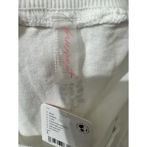 Free People Movement Hot Shot Muscle Tank Top White Women's Size Large thumbnail 10
