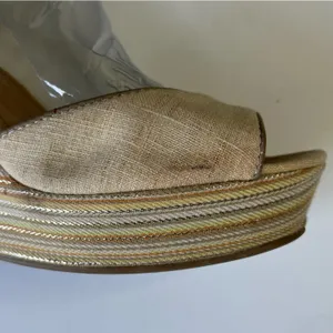 LC Lauren Conrad Dakota Natural Wedge Sandals thumbnail 7