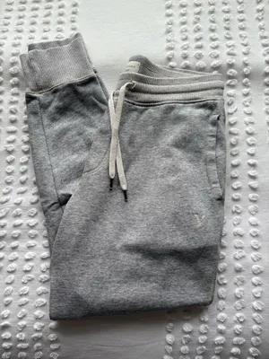 American Eagle Gray Boyfriend Joggers  thumbnail 2