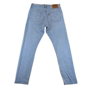 Levis Premium 501 S Skinny Jeans Light Wash High Rise Button Fly Blue Denim thumbnail 2