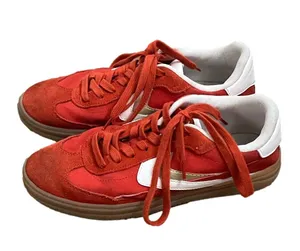 Bershka Retro velvet trainers thumbnail 4