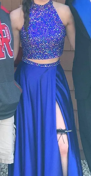 Sherri Hill Two Piece Prom Dress thumbnail 4