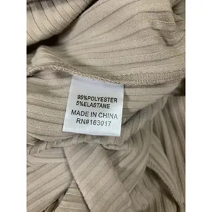 Princess Polly Beige Ribbed Midi Skirt US 4 Minimalist Stretch Bodycon thumbnail 4