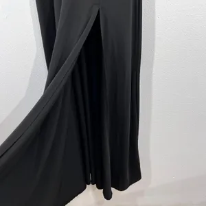 Baltic Born Women's Size Small Black Maxi Dress Deep V Neck Ruched Waist‎ DD3262 thumbnail 7