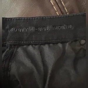American Eagle Outfitters Curvy Hi-Rise Shortie Black Jean Shorts size 10 thumbnail 8