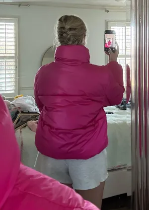 Old Navy Pink Puffer thumbnail 3