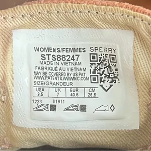 Sperry Women’s Crest Vibe Canvas Sneakers Terracotta 9.5 Excellent Condition thumbnail 9
