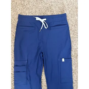 Scope Scrubs 8 Pocket Straight Navy Pants Women’s Small Scopesoft Fabric thumbnail 4