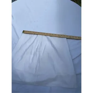 Cotton on size Med white lined cotton mini skirt. Eco Company thumbnail 3