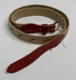Vintage woven‎ belt thumbnail 1