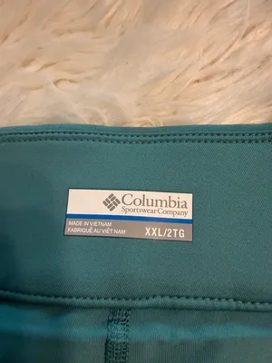 Columbia Teal Athletic Skort with Side Drawstrings size XXL brand new thumbnail 5