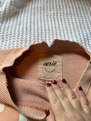 aerie chill crewneck sweatshirt thumbnail 4
