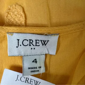 J. Crew Yellow Sleeveless Tiered Sundress 4 thumbnail 2