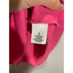 Freely Tank‎ Top Womens S Pink Ribbed Cutout Detail Athletic Yoga Activewear thumbnail 3