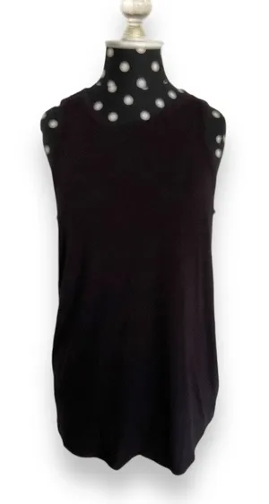 Athleta Womens Tank‎ Top Sz XS Black Cloud Knit Relaxed Modal Blend Knit thumbnail 1