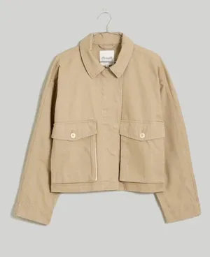 Madewell Cropped cargo jacket thumbnail 1