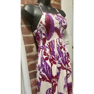 Free People Heat Wave Maxi Slip Tropical Floral Dress XS thumbnail 5