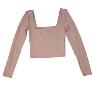 Aritzia Babaton Contour Square Neck Long Sleeve Crop Top - XS thumbnail 1