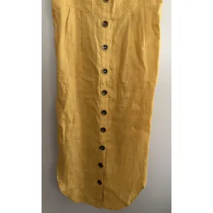 Suboo Button Down Midi Sundress Mustard Yellow Women's Size Small‎ thumbnail 5