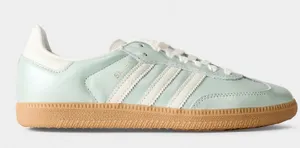 adidas Originals Samba OG sneakers in green metallic and white thumbnail 1