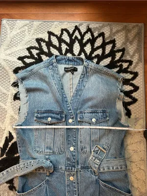 Blank NYC Light Blue Denim Sleeveless Jumpsuit thumbnail 8
