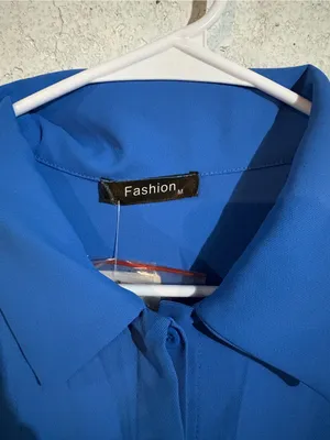 Fashion Belted Jumpsuit | Size: Medium Blue thumbnail 3