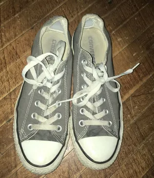Converse, Chucks gray low top boat shoes thumbnail 1