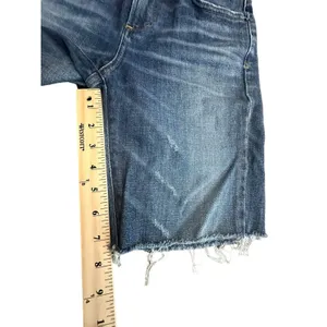 AGOLDE‎ Denim Jean Shorts Size 25 Jorts Cut Off Stretch Mid Rise Stretch #A13-10 thumbnail 9