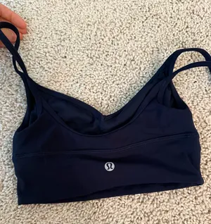 Lululemon heart shape bra TRUE NAVY thumbnail 1