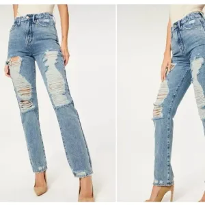 Good American Good Boy distressed Denim Blue Jeans Size 4/27 NEW!‎ thumbnail 4