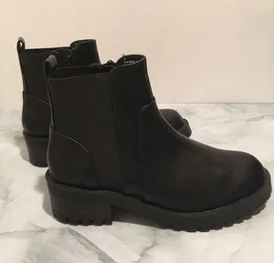 Black Ankle Boots, Size 5 thumbnail 1