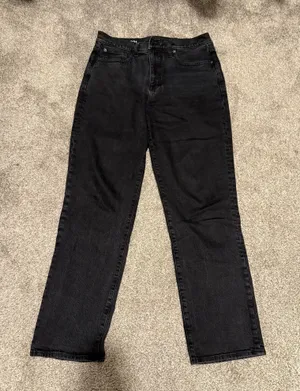 J Crew Black Straight Leg Jeans thumbnail 1