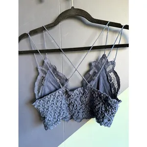 Free People FP One Adella Lace Bralette, Navy Blue, Size XS, VGUC thumbnail 6