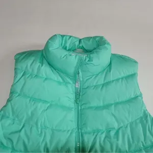 GAP ColdControl Windproof Puffer Vest Mint Green Medium Lightweight Quilted thumbnail 4