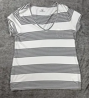 Patagonia Striped V-Neck Women's XL thumbnail 1