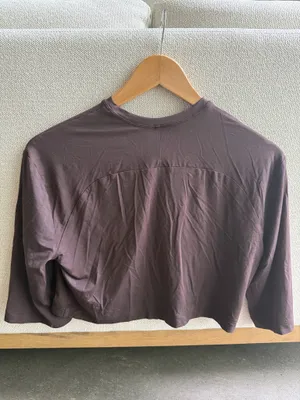 Lululemon Modal Relaxed-Fit Cropped Short-Sleeve Shirt thumbnail 3