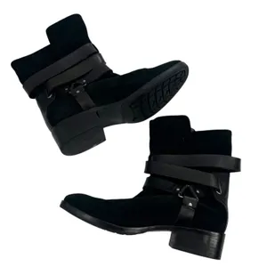 Pour la victoire Riley‎ suede moto boots in black sz 7 thumbnail 4